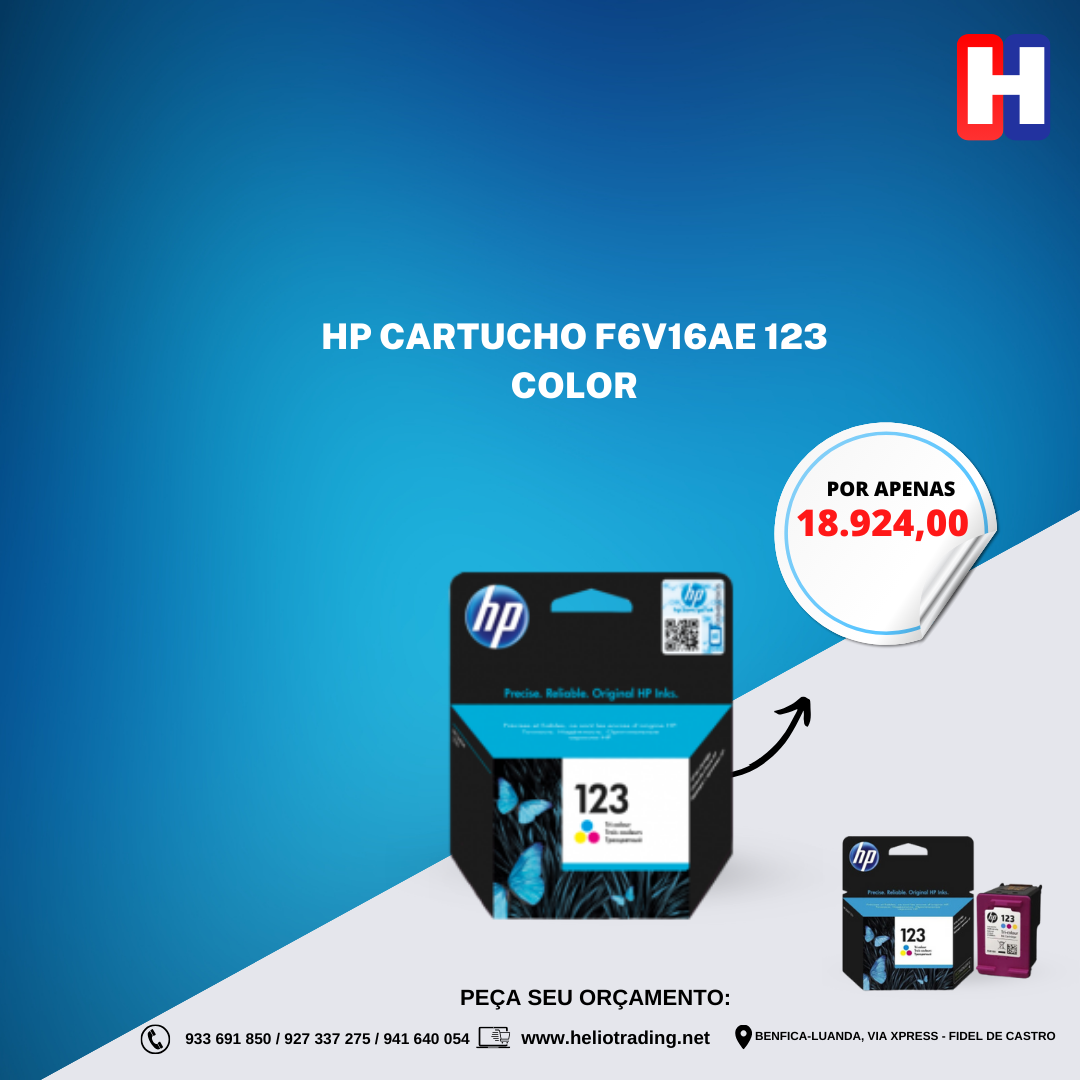 HP CARTUCHO F6V16AE 123 COLOR