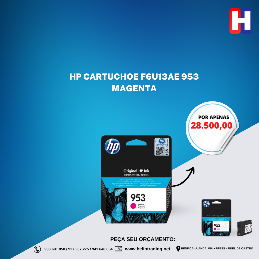 HP CARTUCHOE F6U13AE 953 MAGENTA