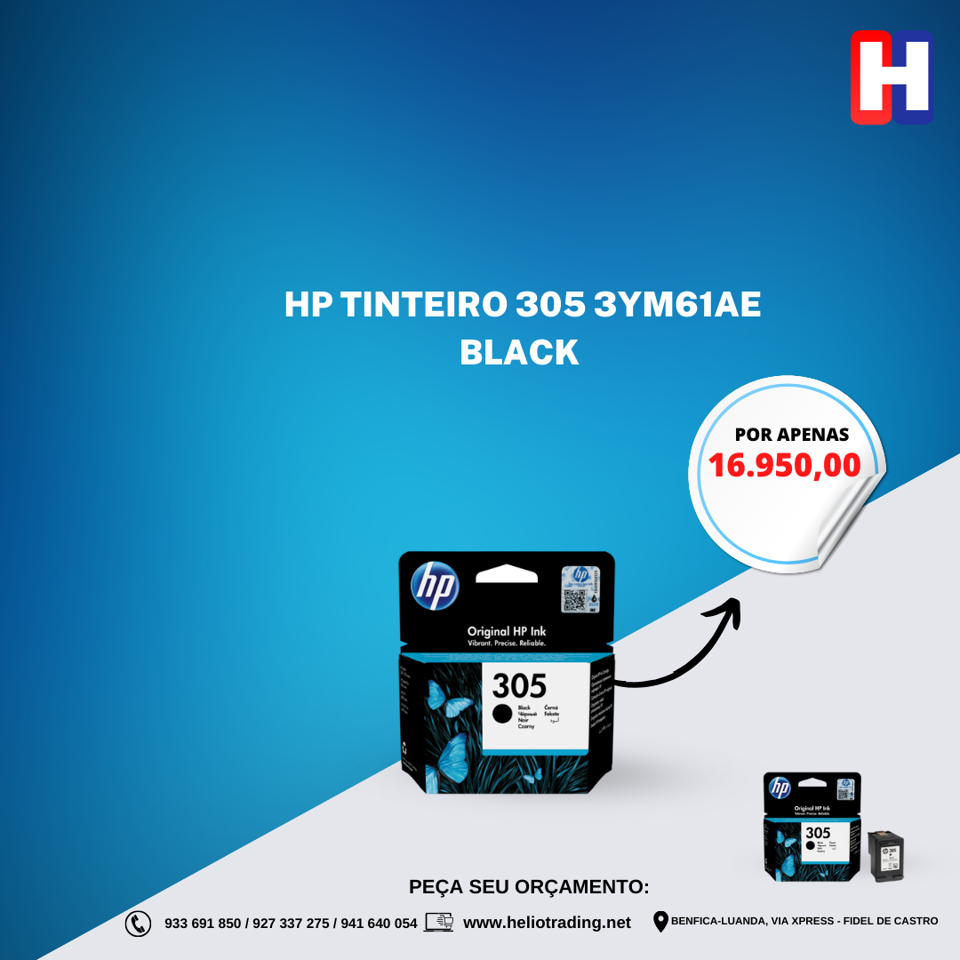 HP TINTEIRO 305 3YM61AE BLACK