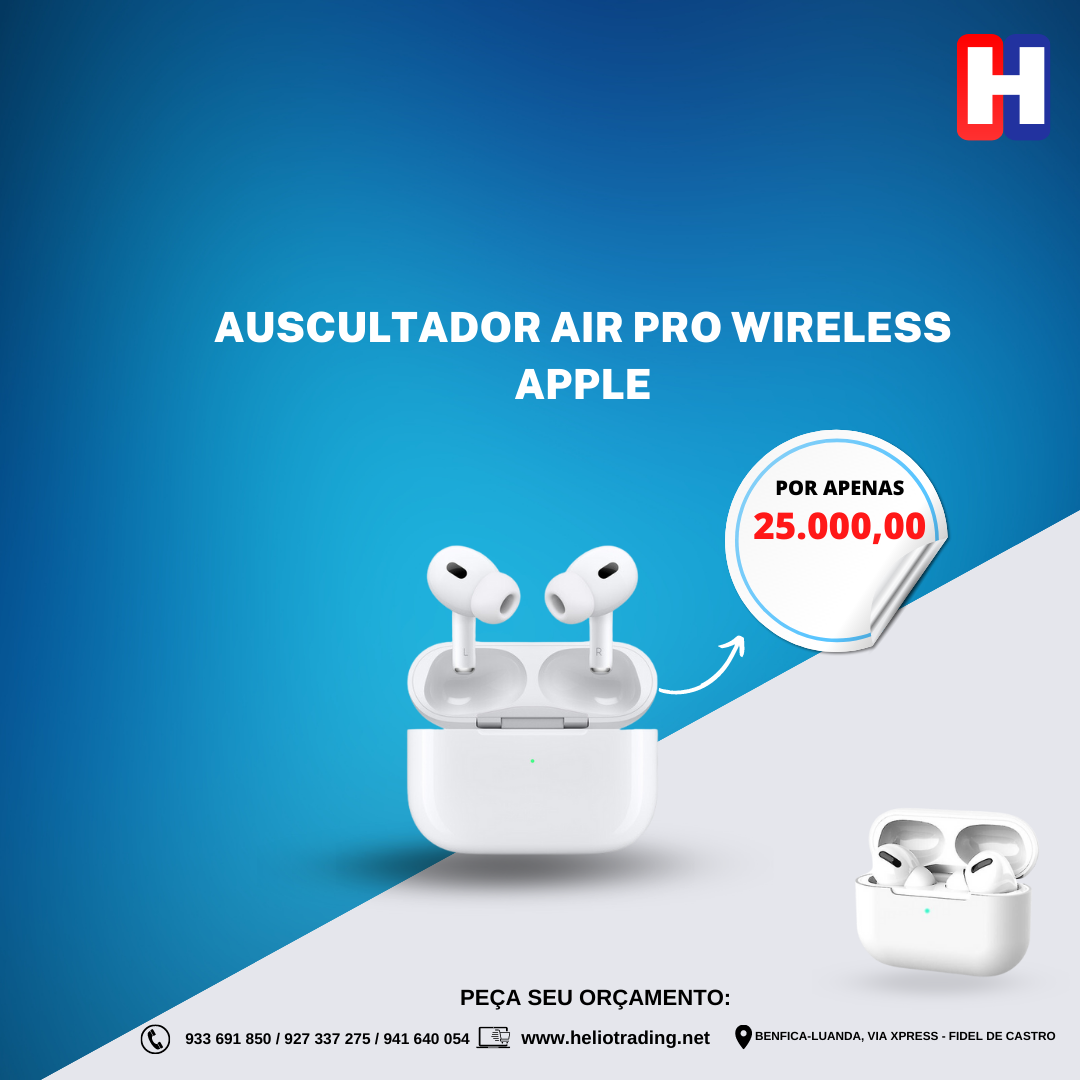 AUSCULTADOR AIR PRO WIRELESS APPLE