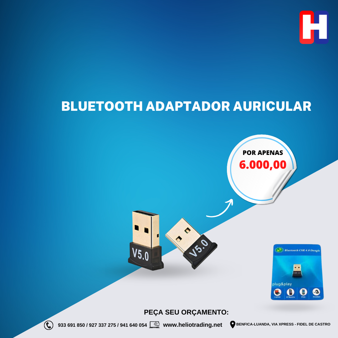 BLUETOOTH ADAPTADOR AURICULAR