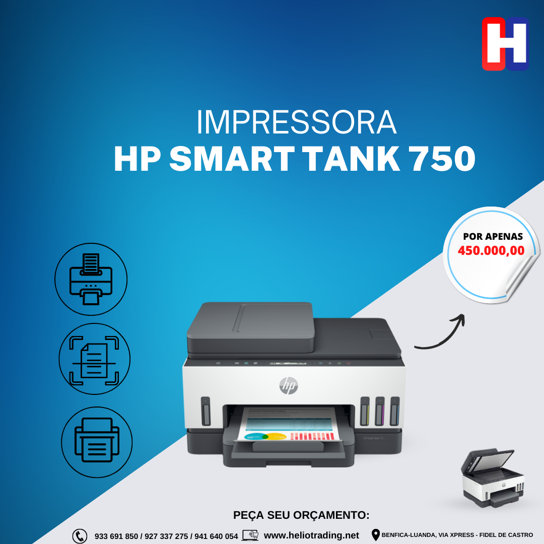 IMPRESSORA HP SMART TANK 750