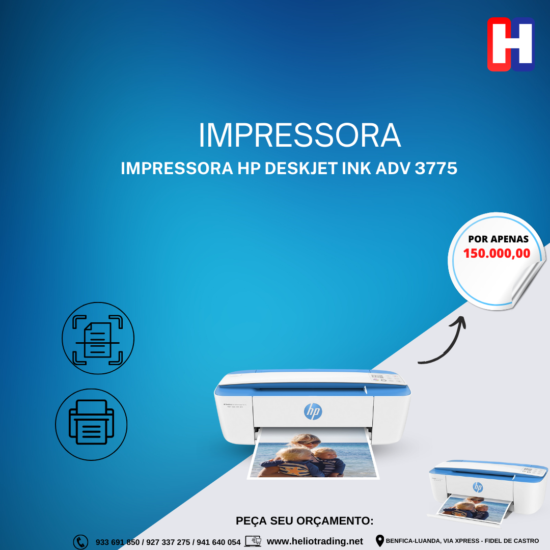 IMPRESSORA HP DESKJET INK ADV 3775