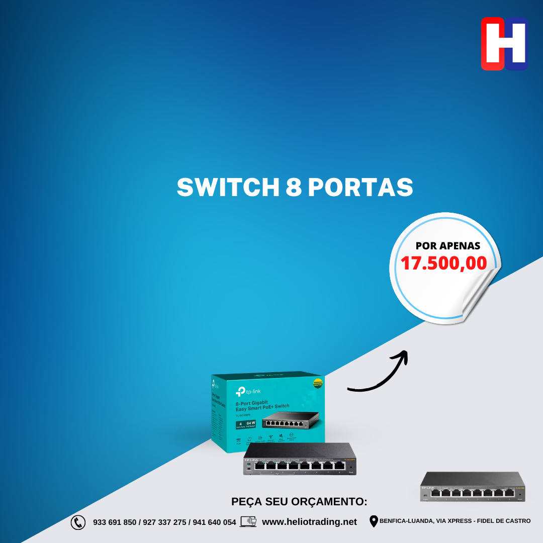 SWITCH 8 PORTAS