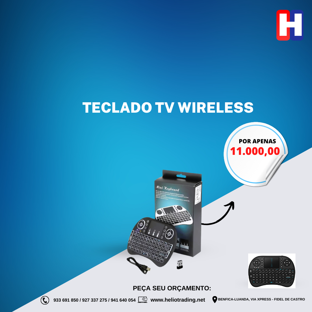 TECLADO TV WIRELESS