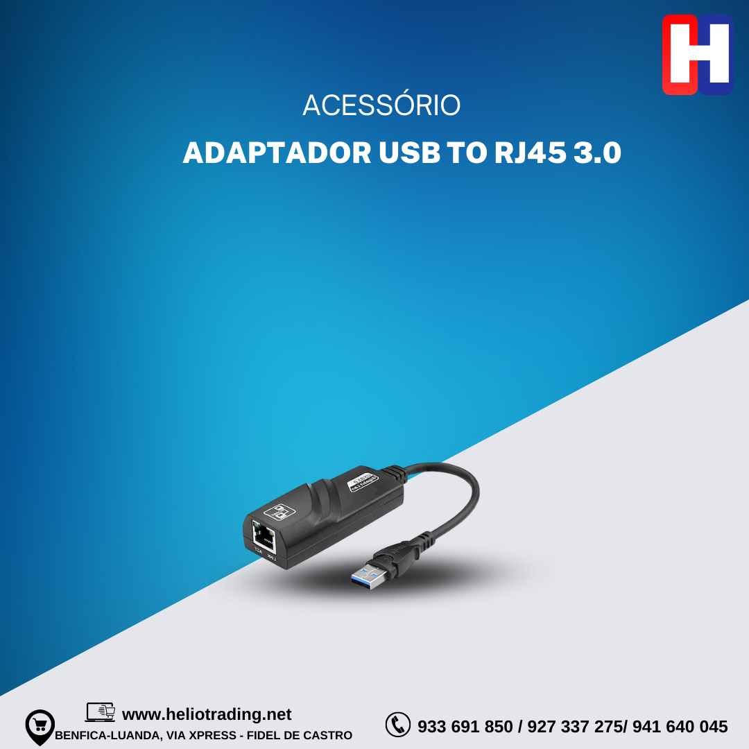 ADAPTADOR USB TO RJ45 3.0