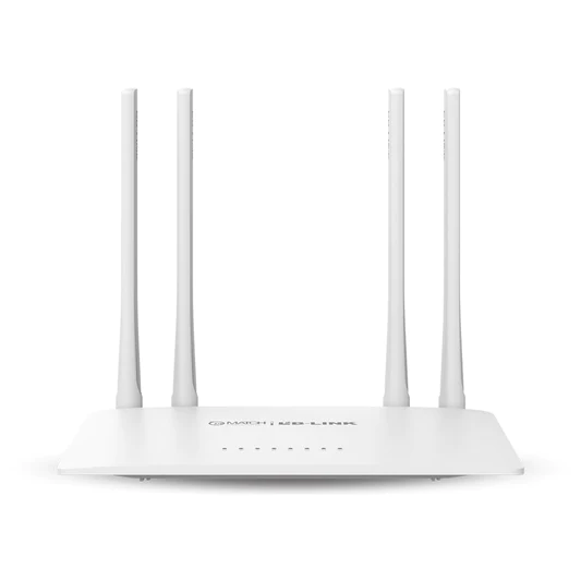 Wireless or Wi-Fi White LB Link AC1200 Dual Band Router, 1200Mbps