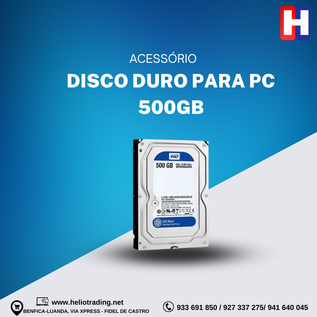 DISCO DURO PARA PC 500GB