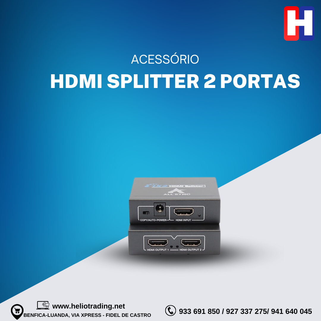 HDMI SPLITTER 2 PORTAS