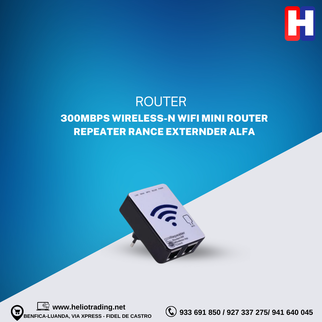 300MBPS WIRELESS-N WIFI MINI ROUTER REPEATER RANCE EXTERNDER ALFA