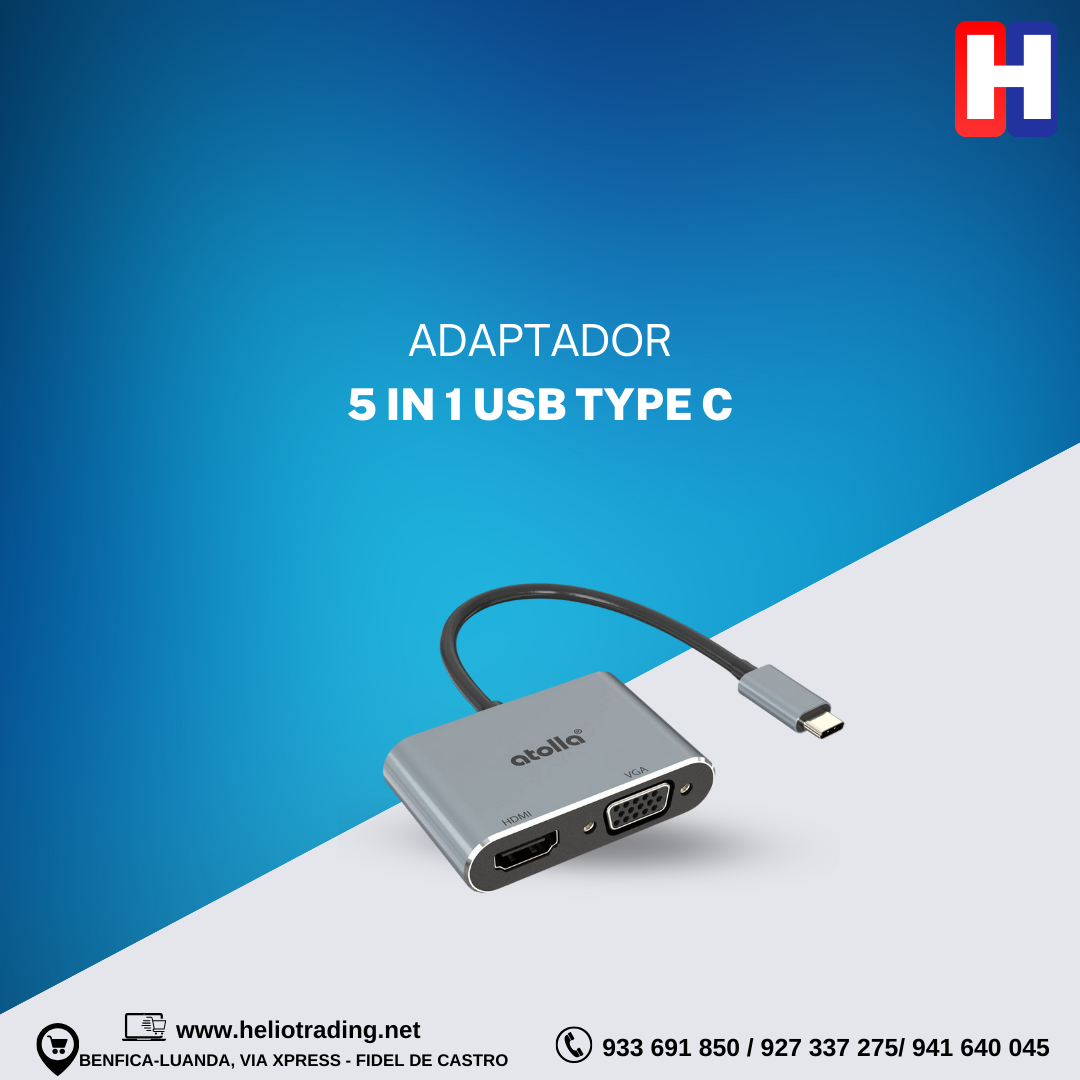 5 in 1 USB Type C