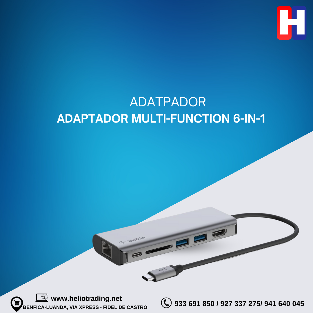 ADAPTADOR MULTI-FUNCTION 6-IN-1