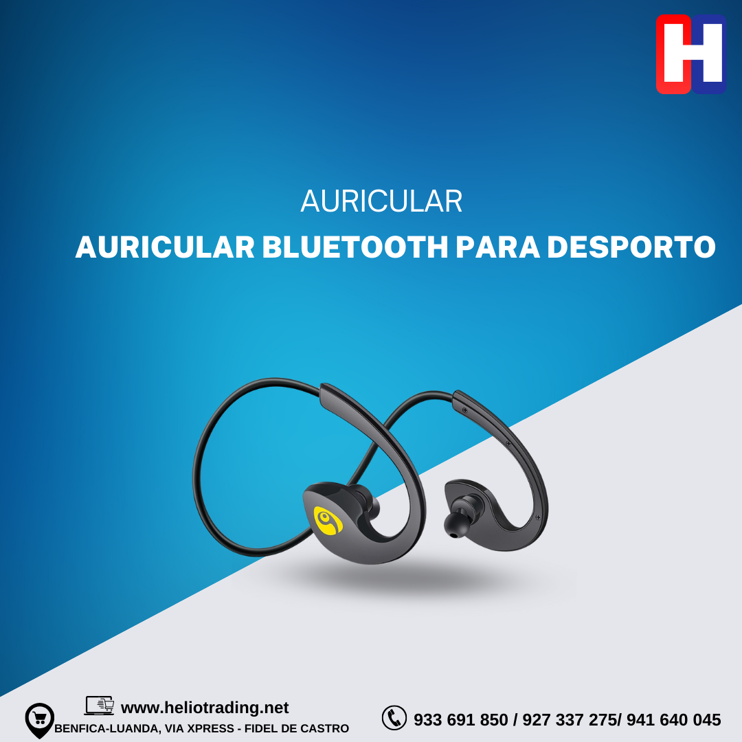 AURICULAR BLUETOOTH PARA DESPORTO