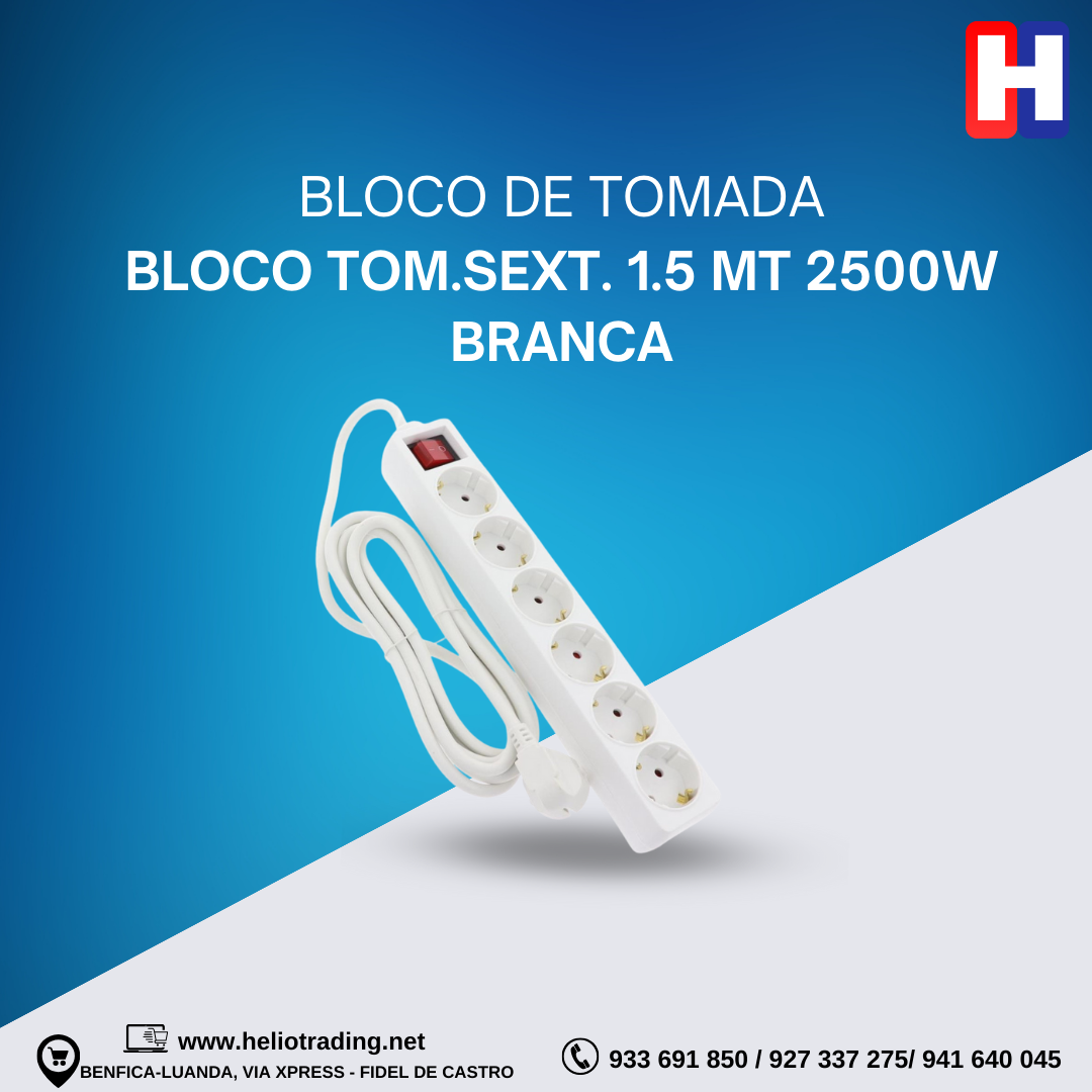 BLOCO TOM.SEXT. 1.5 MT 2500W BRANCA