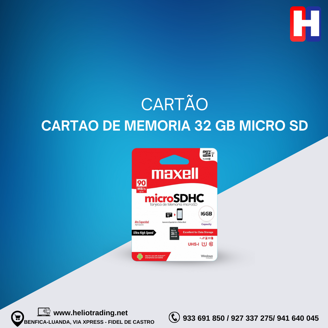 CARTAO DE MEMORIA 32 GB MICRO SD