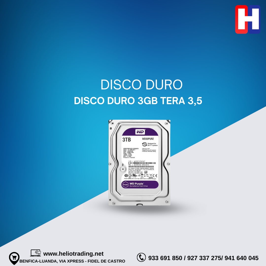 DISCO DURO 3GB TERA 3,5