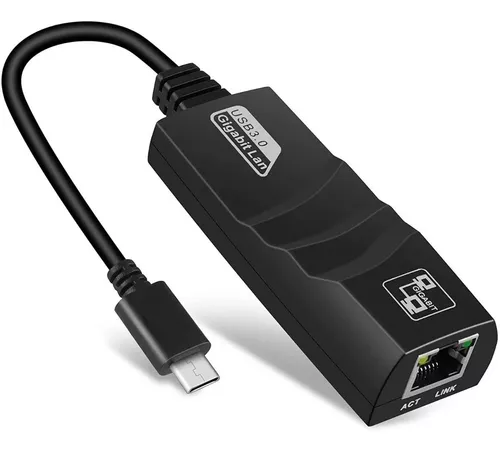 ADAPTADOR USB-C A RJ45 GIGABIT ETHERNET