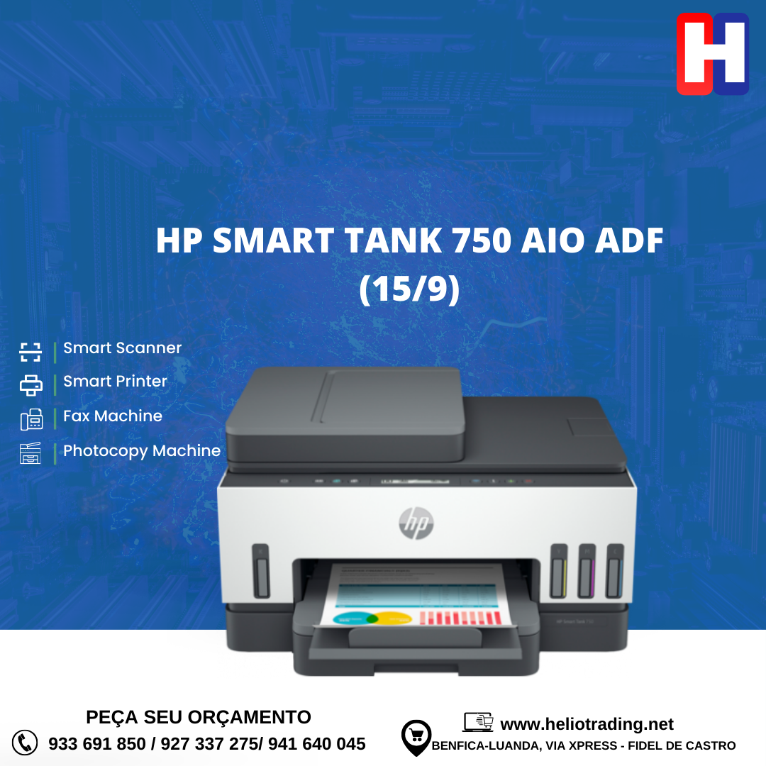 HP SMART TANK 750 AIO ADF (15/9)