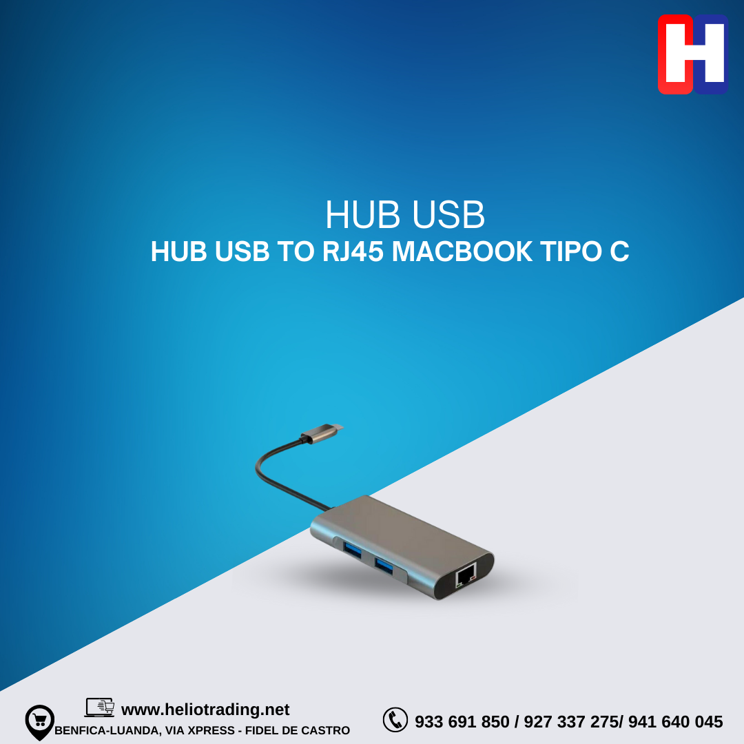 HUB USB TO RJ45 MACBOOK TIPO C