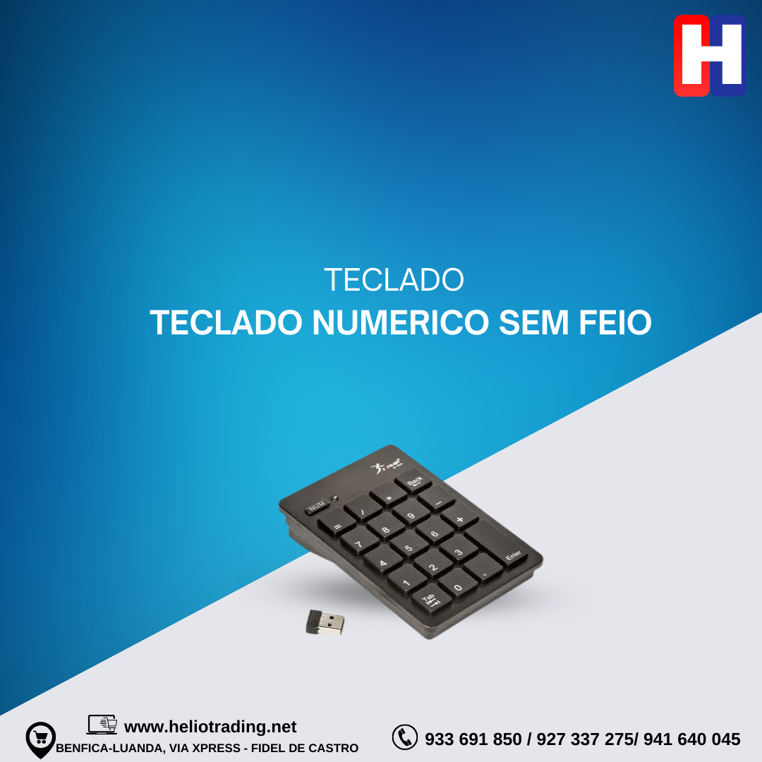 TECLADO NUMERICO SEM FEIO