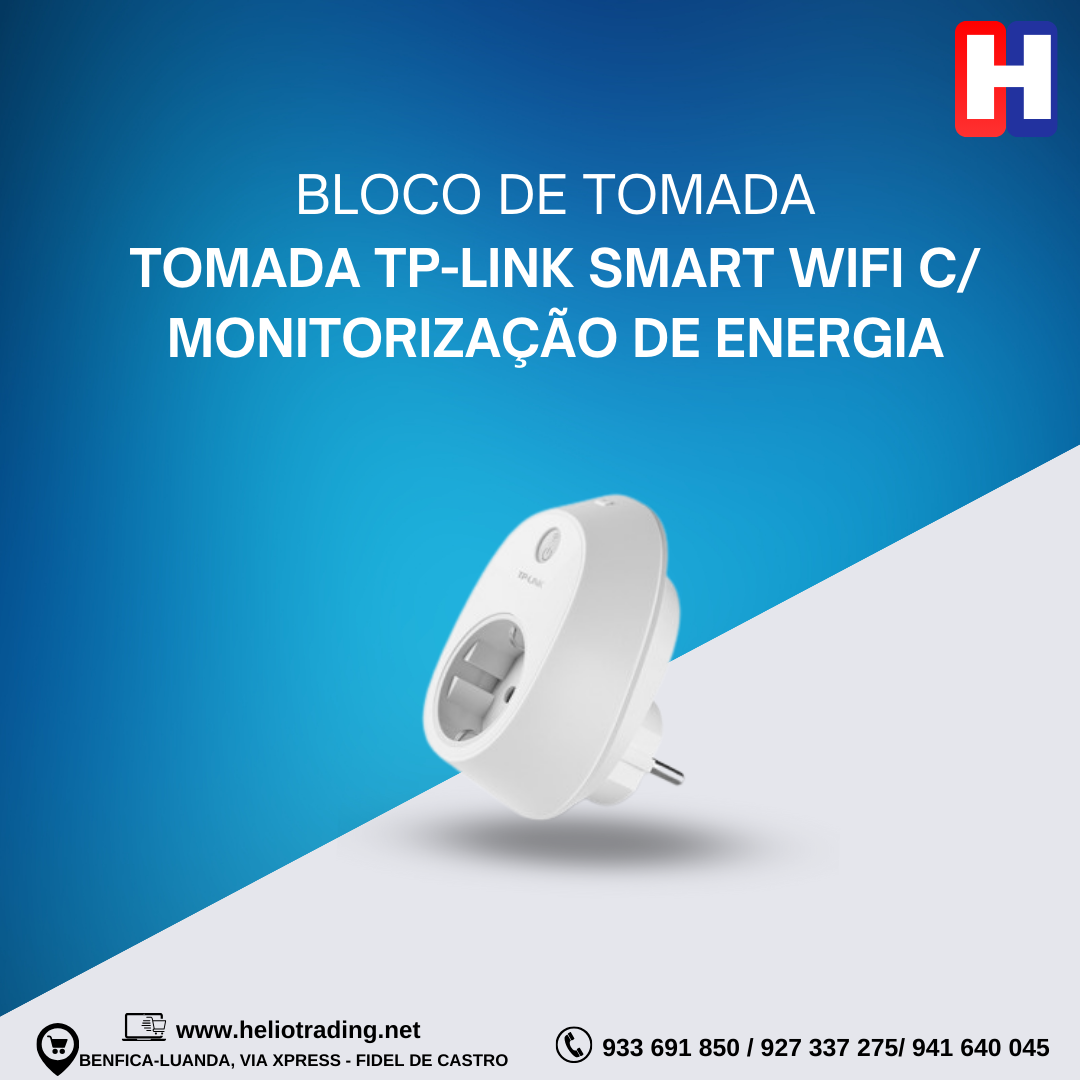 TOMADA TP-LINK SMART WIFI C/ MONITORIZAÇÃO DE ENERGIA