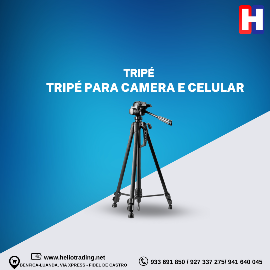 TRIPÉ PARA CAMERA E CELULAR