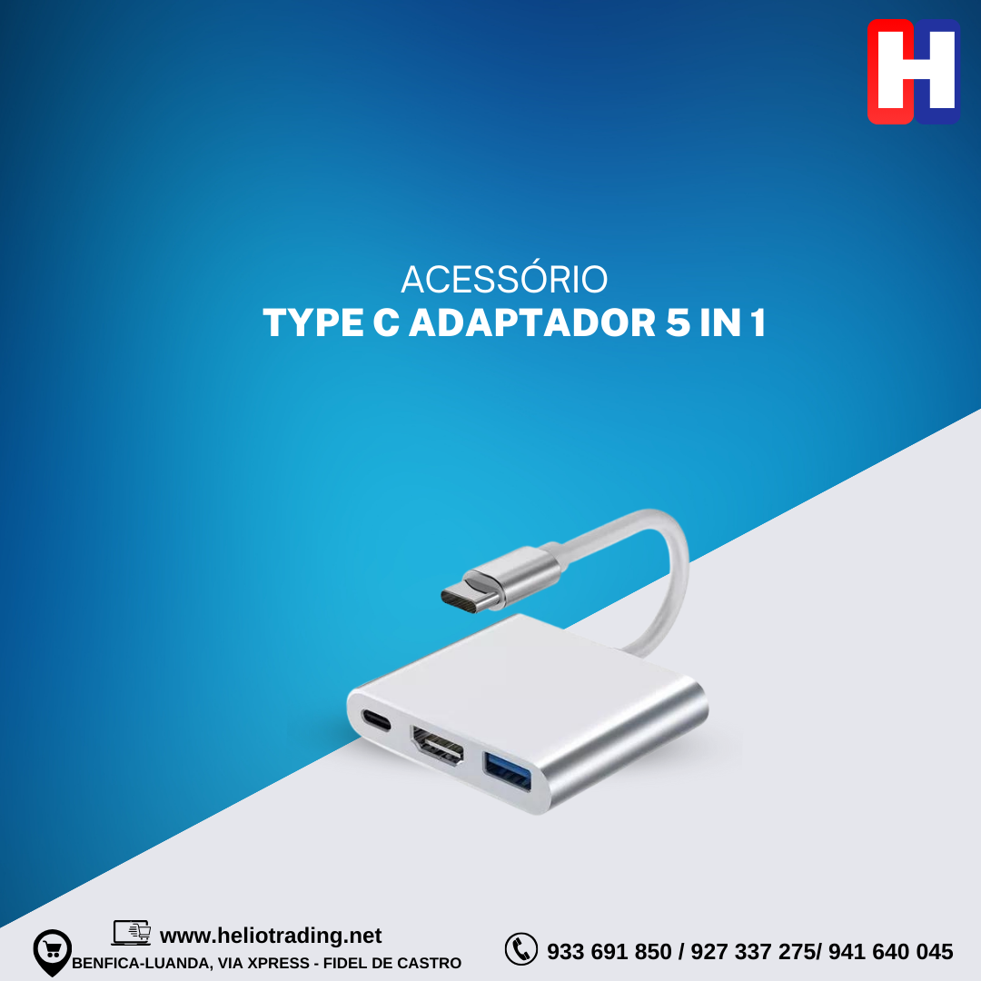 TYPE C ADAPTADOR 5 IN 1