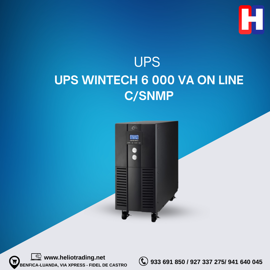 UPS WINTECH 6 000 VA ON LINE C/SNMP