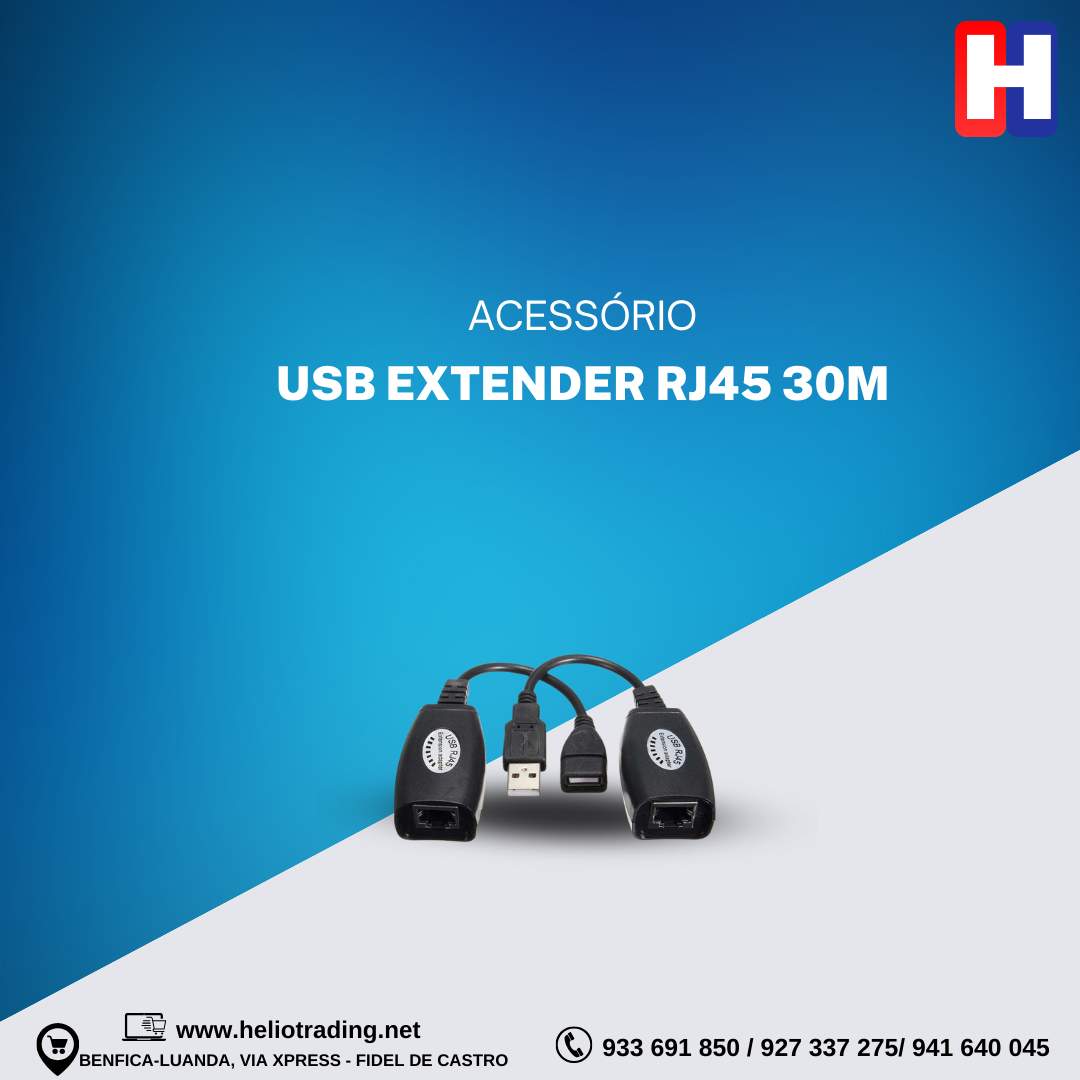 USB EXTENDER RJ45 30M