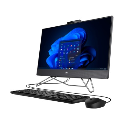 PC HP AIO 200 23.8′ I3-1215U FHD 8GB 256 SSD W11P PRETO