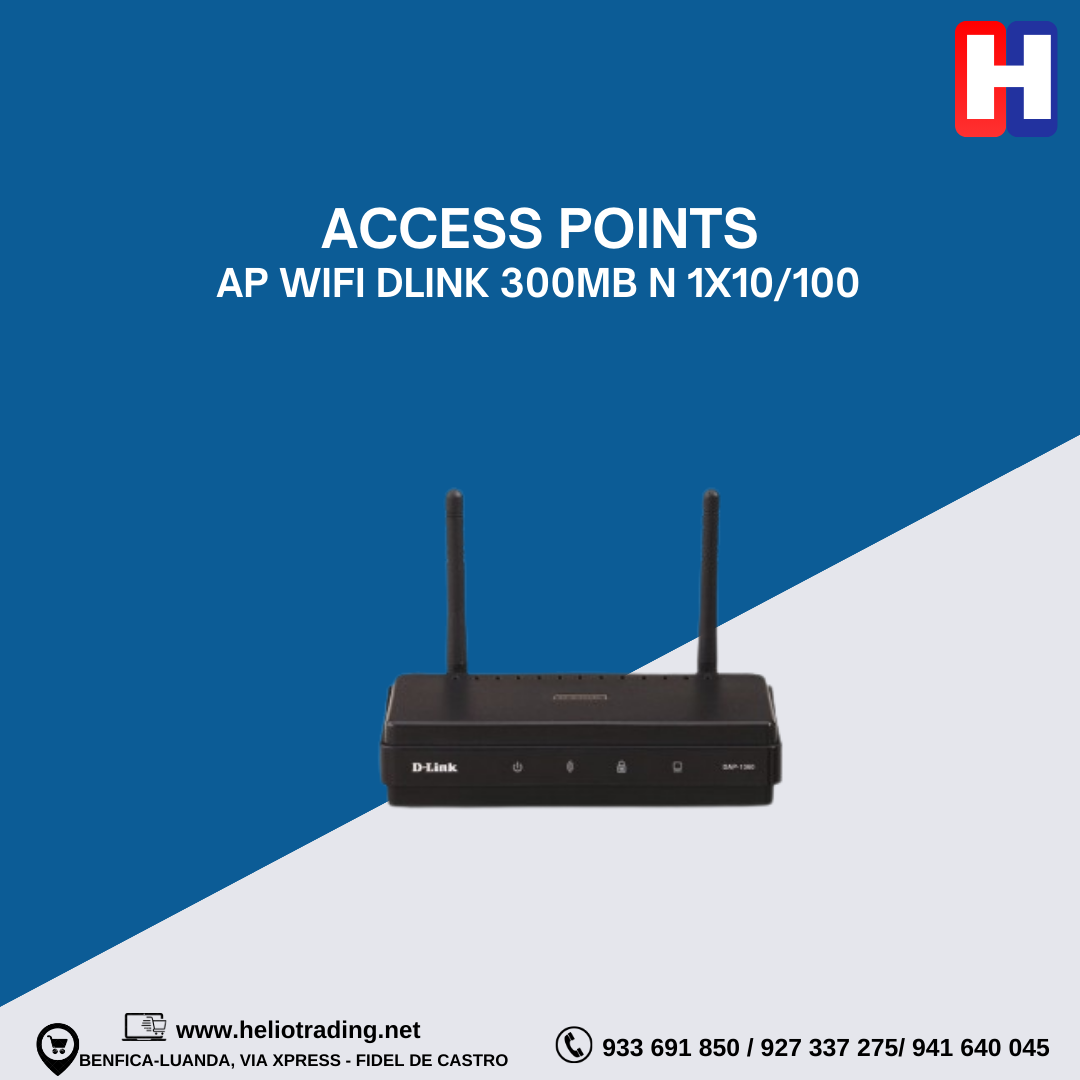 AP WIFI DLINK 300MB N 1X10/100