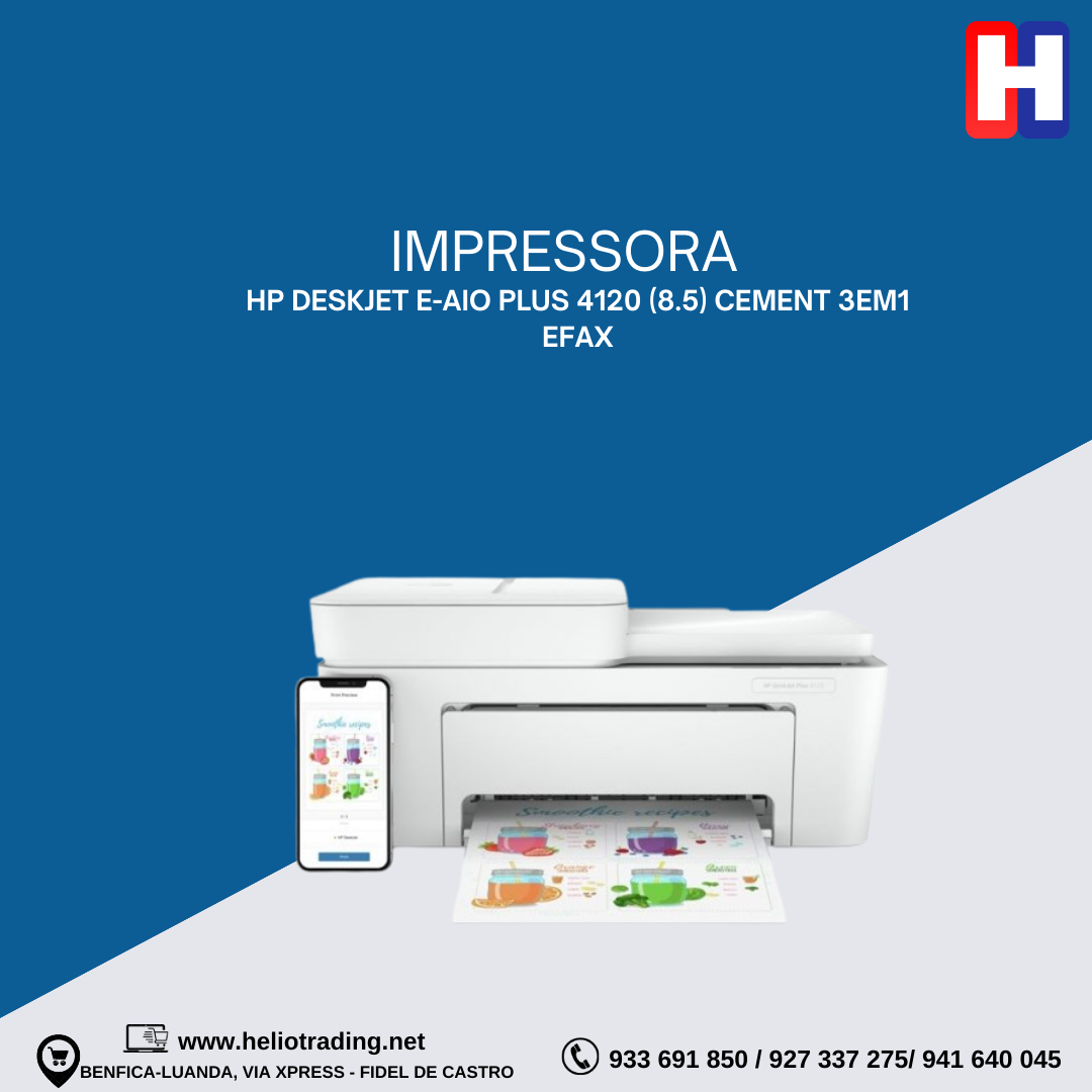 HP DESKJET E-AIO PLUS 4120 (8.5) CEMENT 3EM1 eFAX