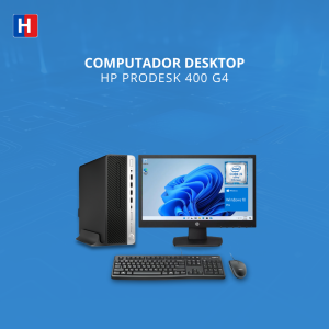 COMPUTADOR HP PRODESK 400 G4 – INTEL CORE I5 (7500U) 8GB.RAM + 500GB.HDD. WINDOWS 10 PRO