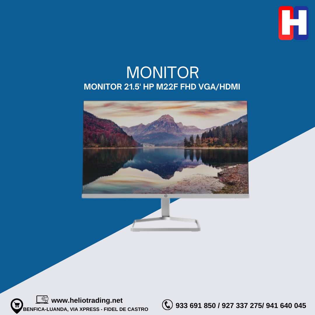 MONITOR 21.5′ HP M22f FHD VGA/HDMI