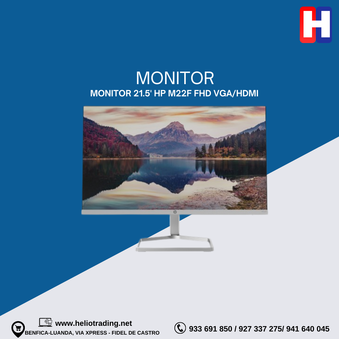 MONITOR 21.5′ HP M22f FHD VGA/HDMI