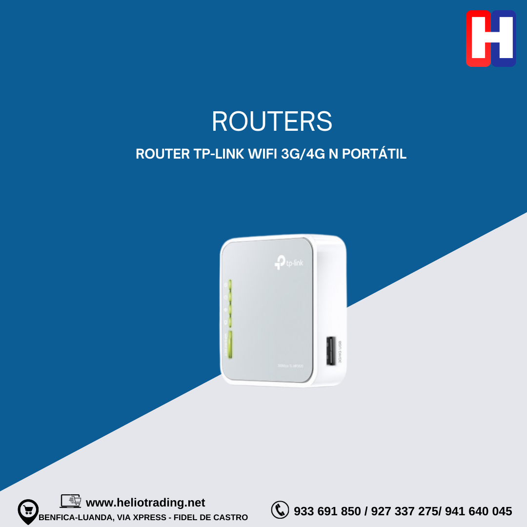 ROUTER TP-LINK WIFI 3G/4G N PORTÁTIL