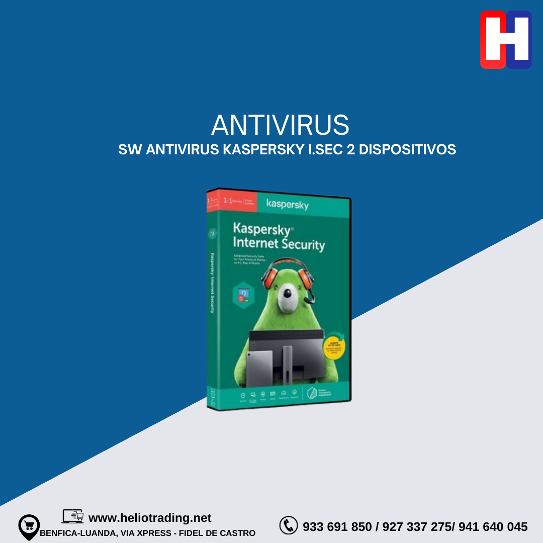 SW ANTIVIRUS KASPERSKY I.SEC 2 DISPOSITIVOS