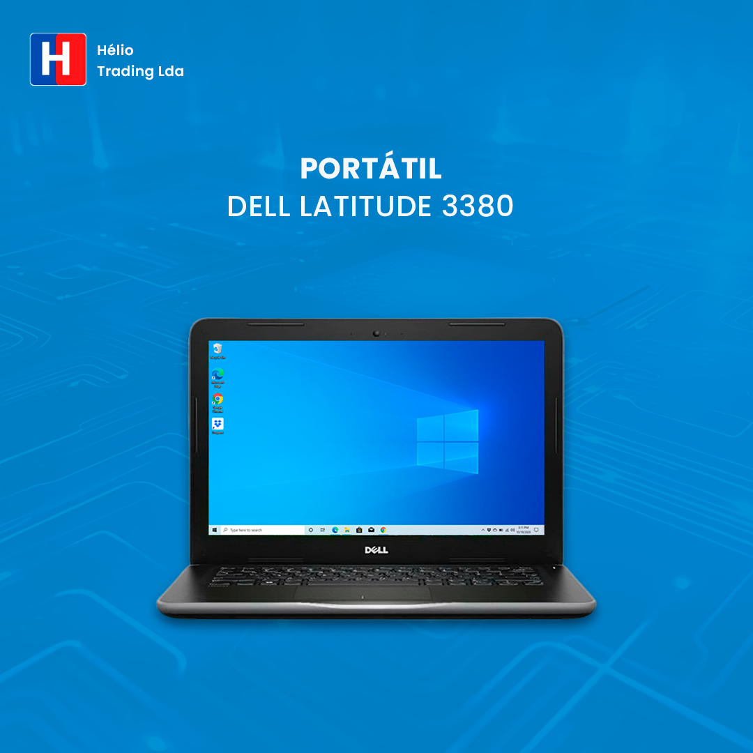 COMPUTADOR PORTÁTIL – DELL LATITUDE 3380 – CORE i3 (6ª GERAÇÃO) – 8GB.RAM – 256GB.SSD