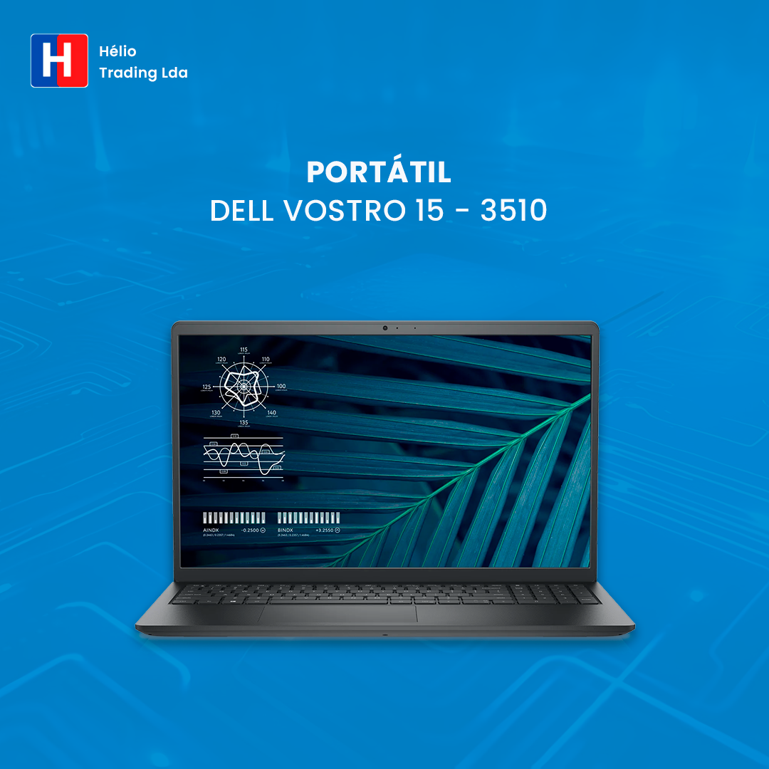 COMPUTADOR PORTÁTIL – DELL VOSTRO 15 – 3510 – CORE i5 (10ª GERAÇÃO) – 8GB.RAM – 256GB.SSD
