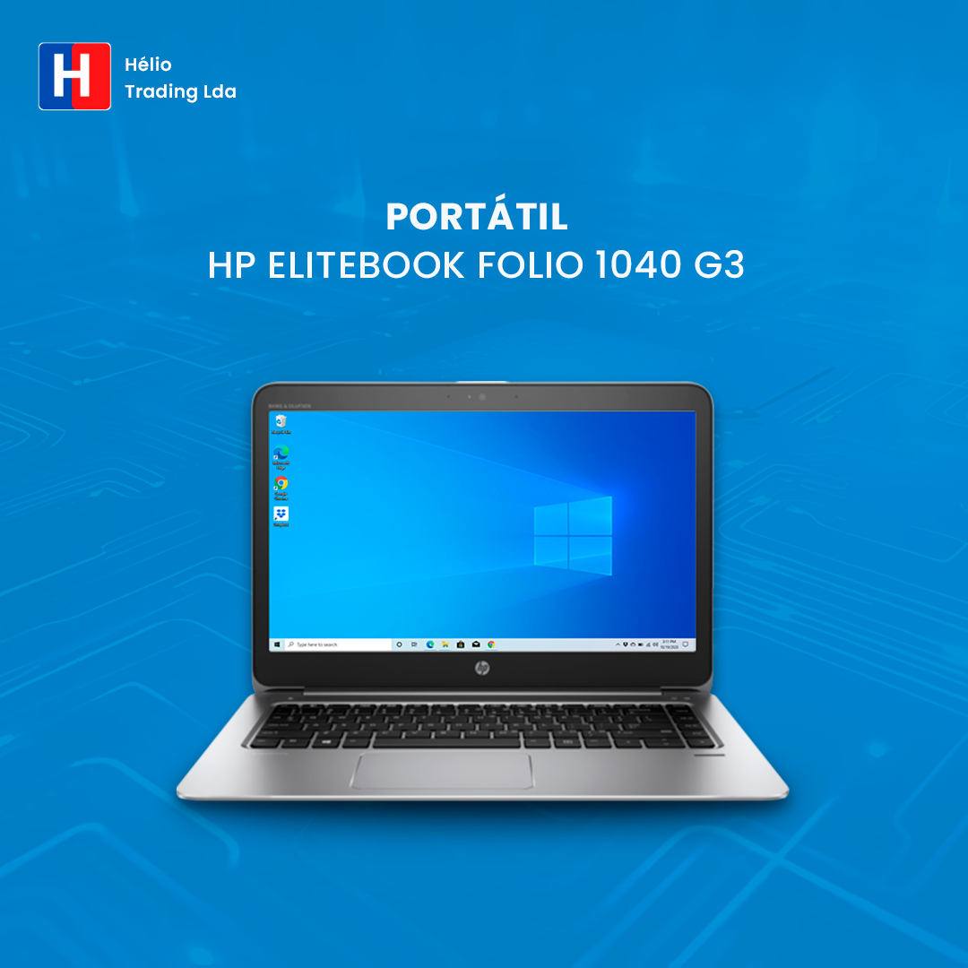 COMPUTADOR PORTÁTIL – HP ELITEBOOK FOLIO 1040 G3 – CORE i7 (6ª GERAÇÃO) – 16GB.RAM – 256GB.SSD