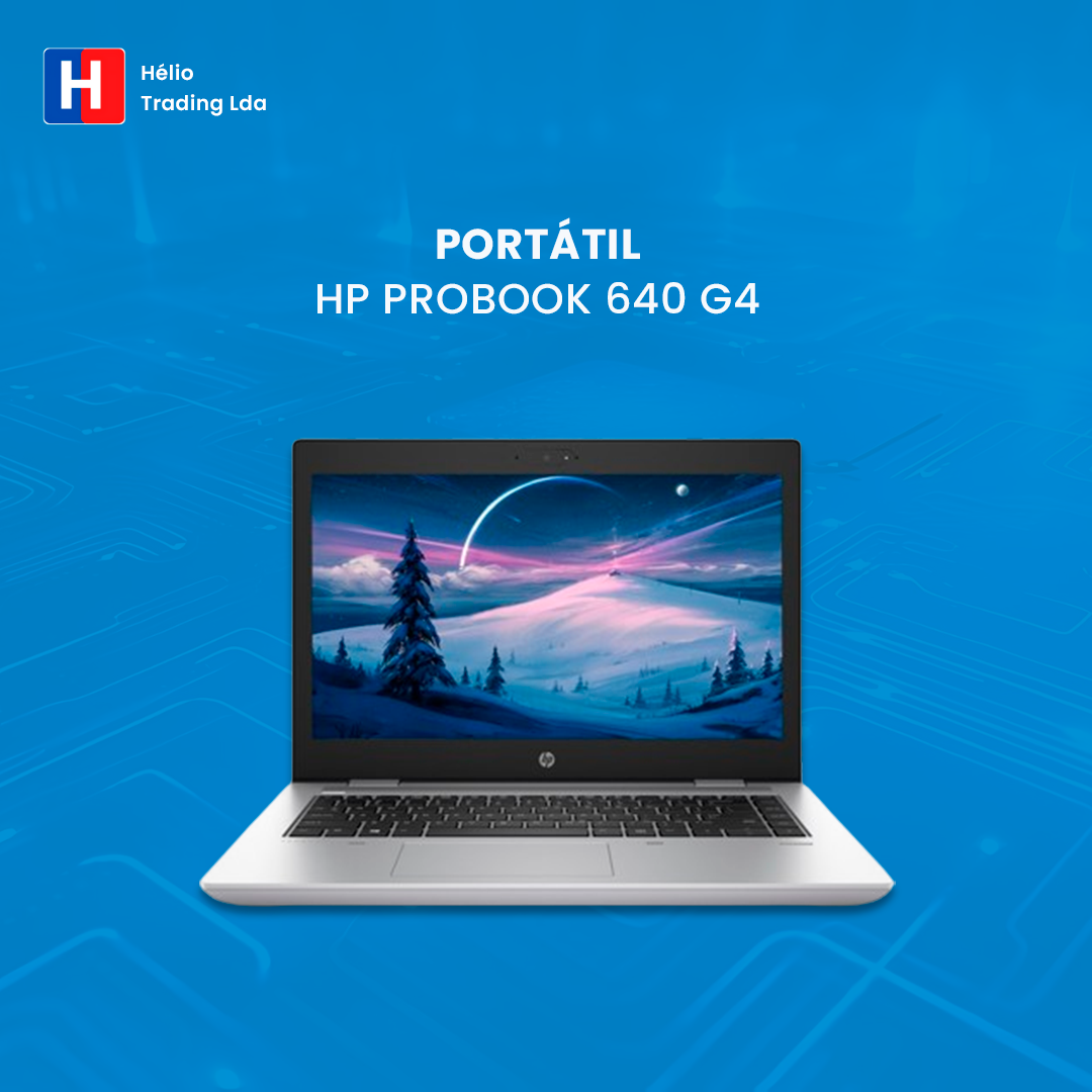 COMPUTADOR PORTÁTIL – HP PROBOOK 640 G4 – CORE i5 (8ª GERAÇÃO) – 8GB.RAM – 256GB.SSD